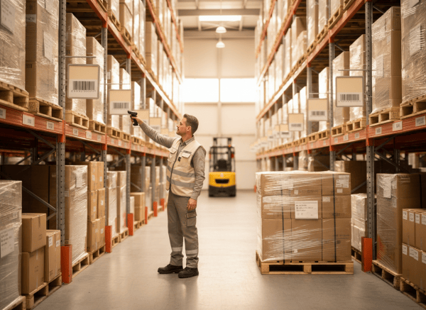 Inventaire tournant avec scanner